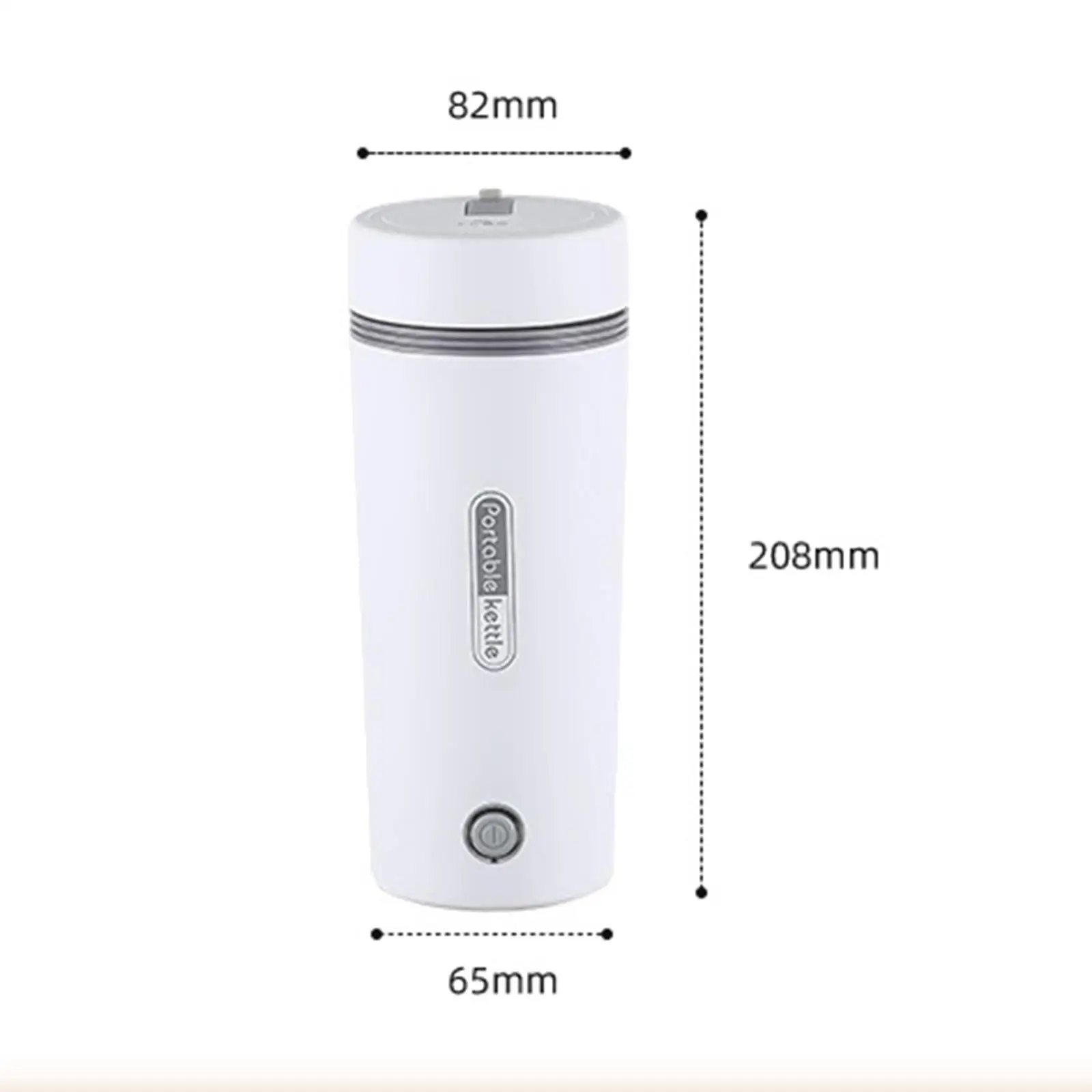 Chaleira elétrica portátil de água quente isolada para água de chocolate e mel