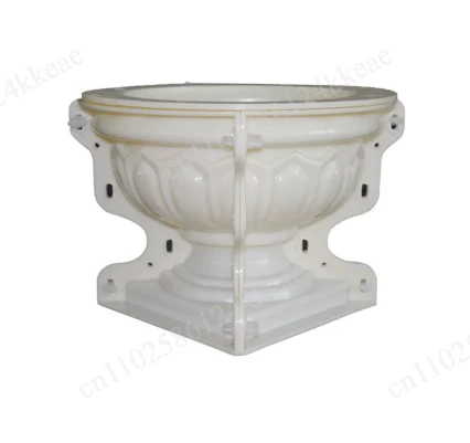 45cm diameter large circular cement flowerpot mold, suitable for garden potted plants, balcony and courtyard decorationDIY
