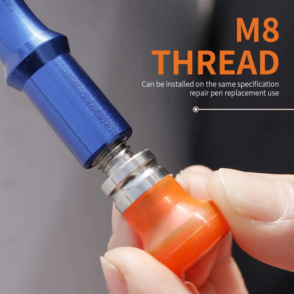 Universal Dent knock head Paintless Car Dents Removal Tools Car Body Dent Repair Hammer Replacement Head M8 thread diameter 3pcs