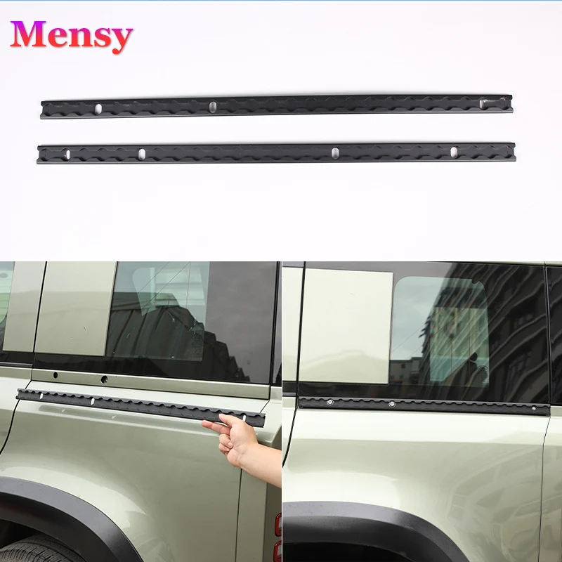 For Land Rover Defender 110 2020-2024 Car Rear Window Lower Expansion Slot Kit Aluminum Alloy Exterior Modification Accessories