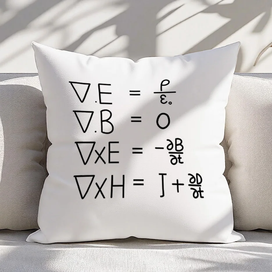 Maxwell’s Equations Pillow 18×18