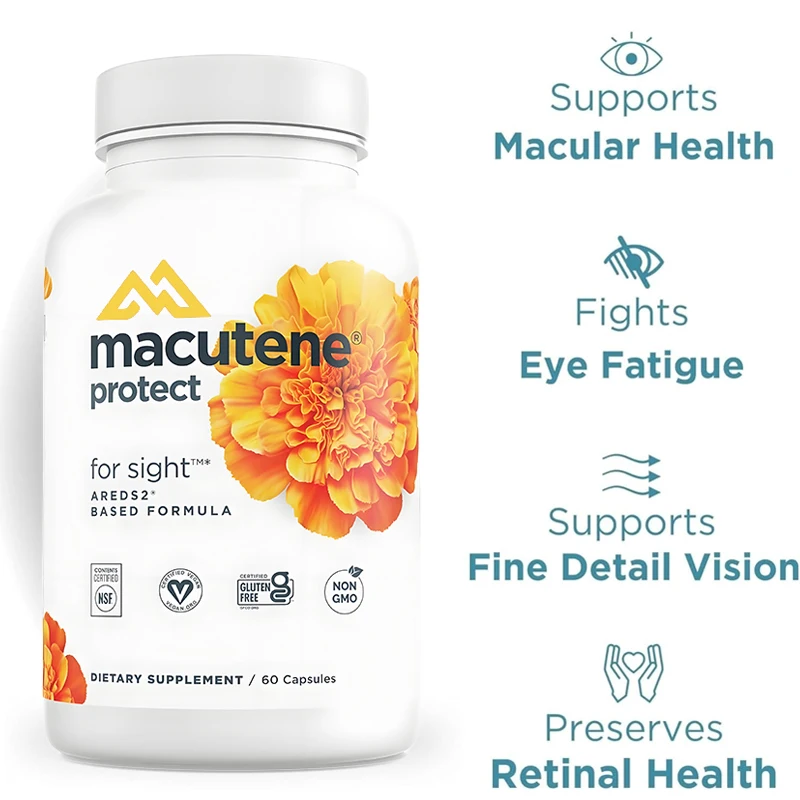 

Natural eye health vitamins containing cranberry, zeaxanthin, lutein, macular support supplement, carotene,quercetin,60 capsules