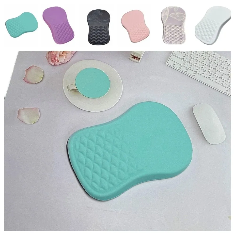 Non-Slip Ergonomic Mouse Pad Comfortable Slow-Rebound Wrist Support Mouse Pad Durable High-Elastic Hand Support Cushion