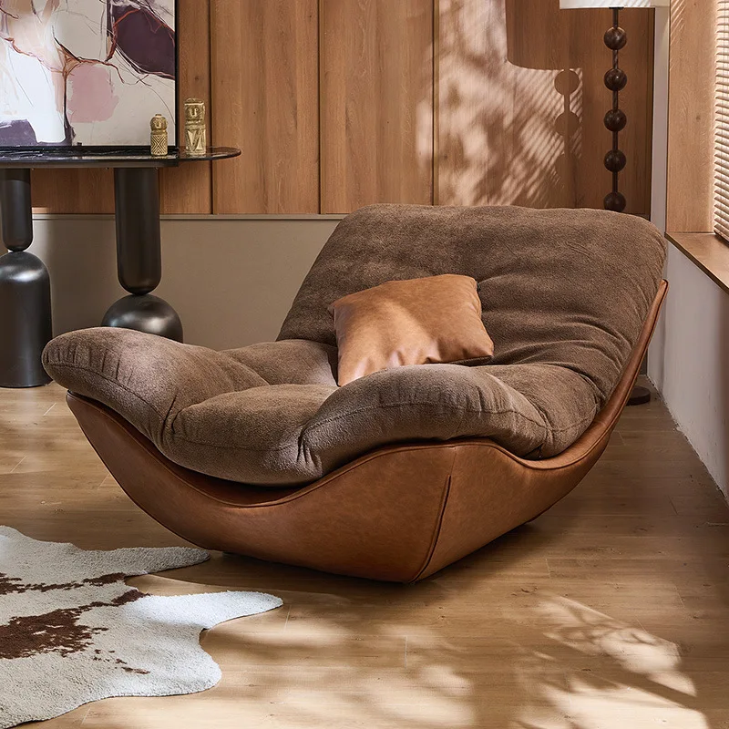 Nordic designer creative modern simple living room lounge lounge chair lazy bedroom home premium sofa chair