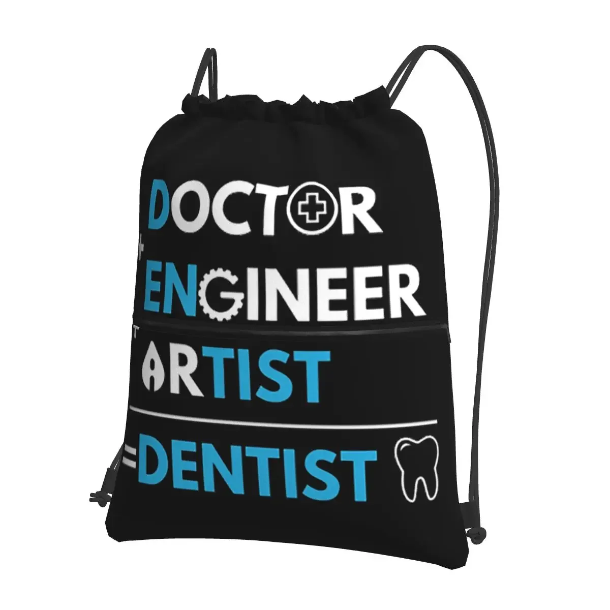 

Dentist Medicine Dentist Doctor Engineer Artist Dentist Graphic Design Backpacks Drawstring Bag Book Bags For School Students