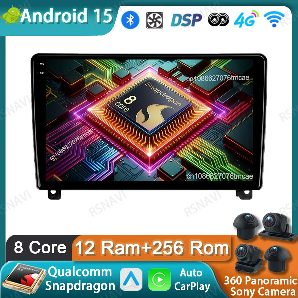 

Автомобильный радиоприемник Android 15 для Peugeot 407 1 2004-2011 DVD Viedo Player BT Qualcomm Navigation Wireless Carplay Auto Head Unit GPS