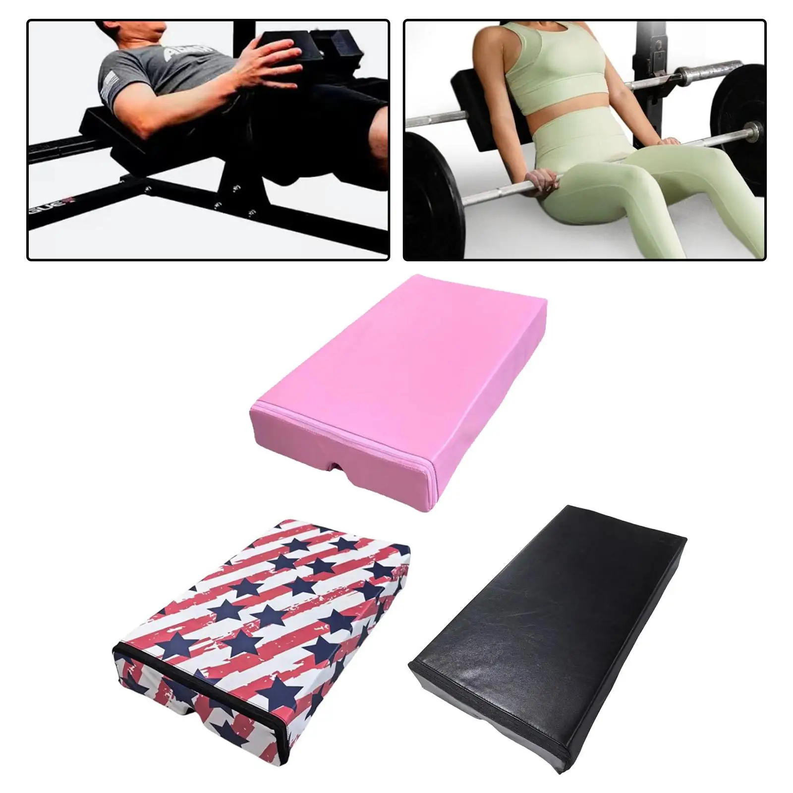 Hip Cushion Pad Protector Multifunctional Weightlifting Barbell Bar Bench Attachment for Sport Buttock Exercises Gym Fitness