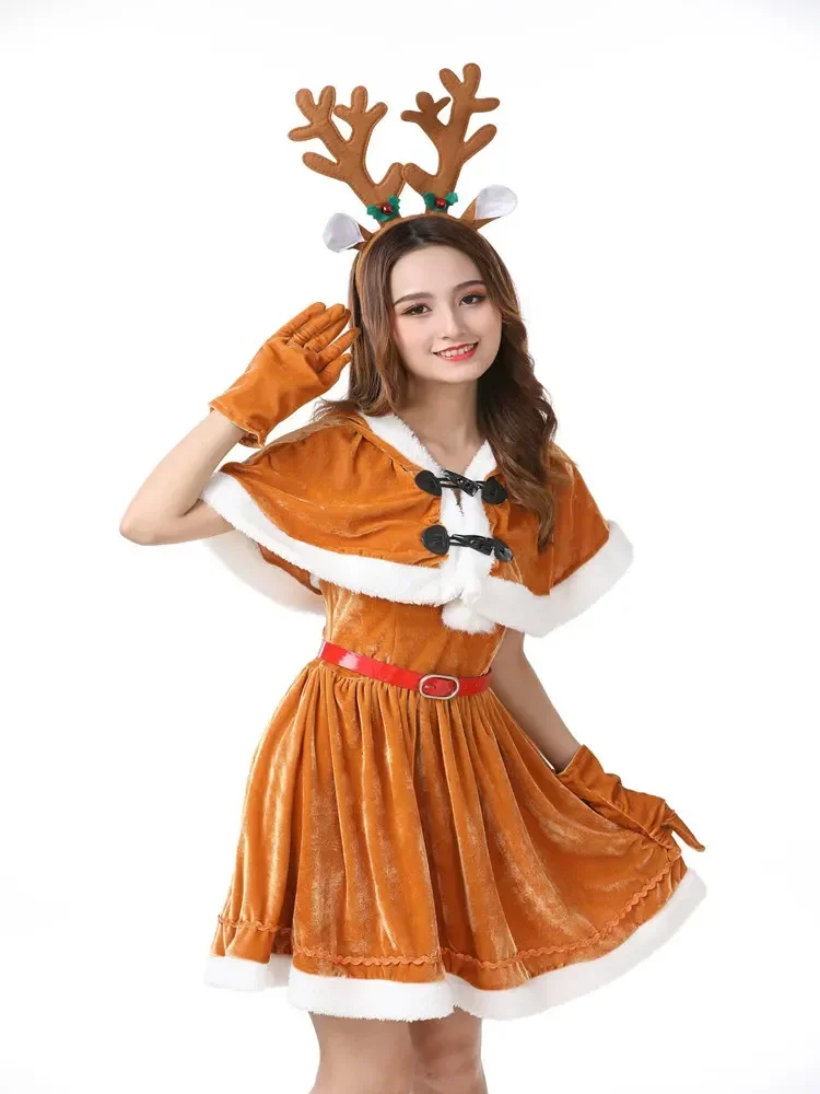 Robe de Renne à Capuche Femme – photo 5