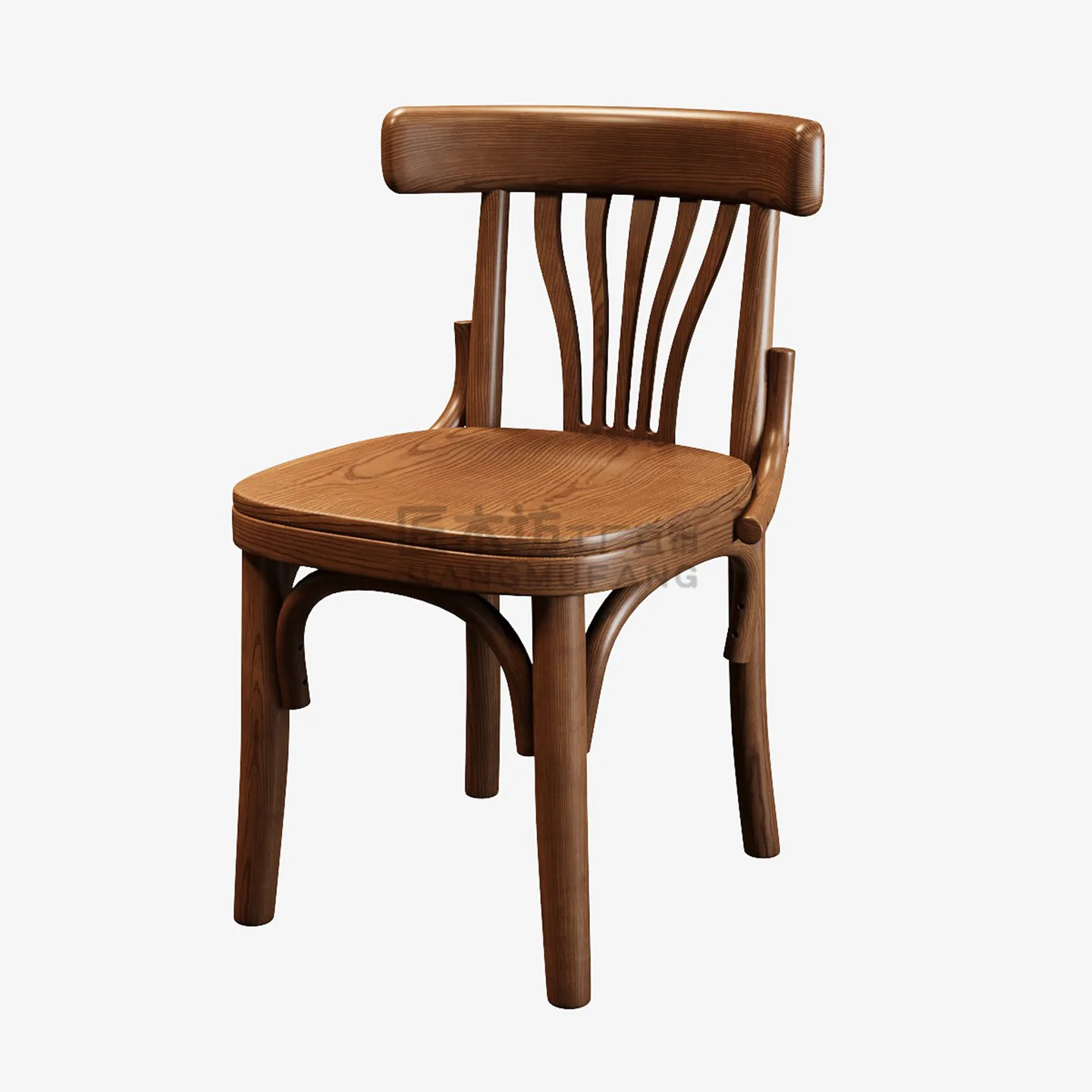 

American retro solid woodtheme music dining bar coffee shop tea restaurant solid wood dining table and chairs dessert shop booth