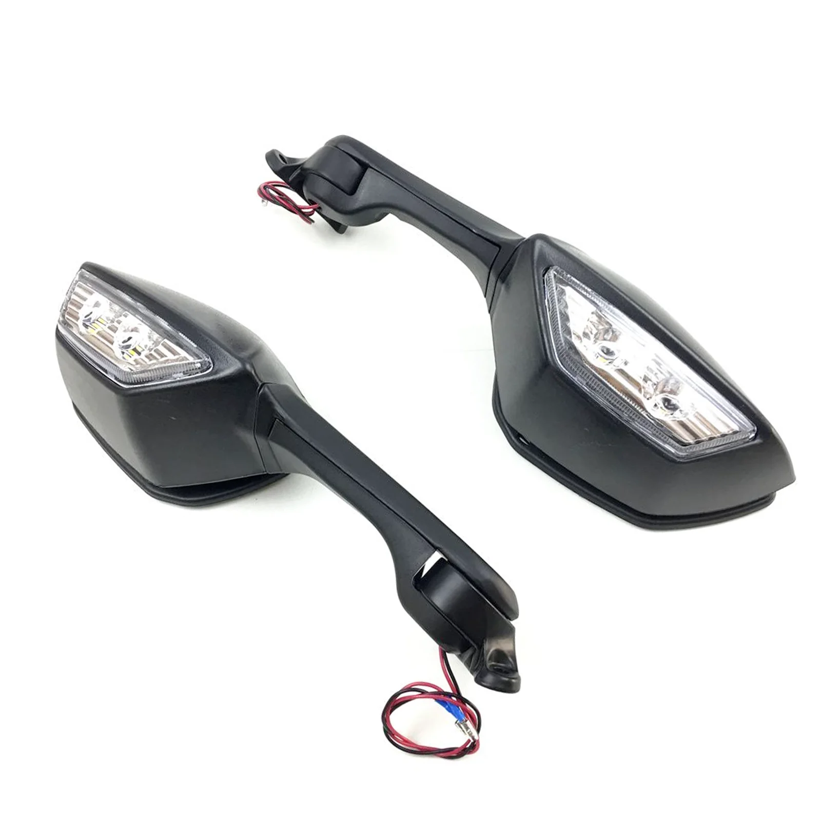 لكاواساكي نينجا ZX10R ZX-10R ZX 10R 2011-2015 2014 دراجة نارية مرآة LED بدوره ضوء إشارات موتو الرؤية الخلفية مرايا الرؤية الخلفية