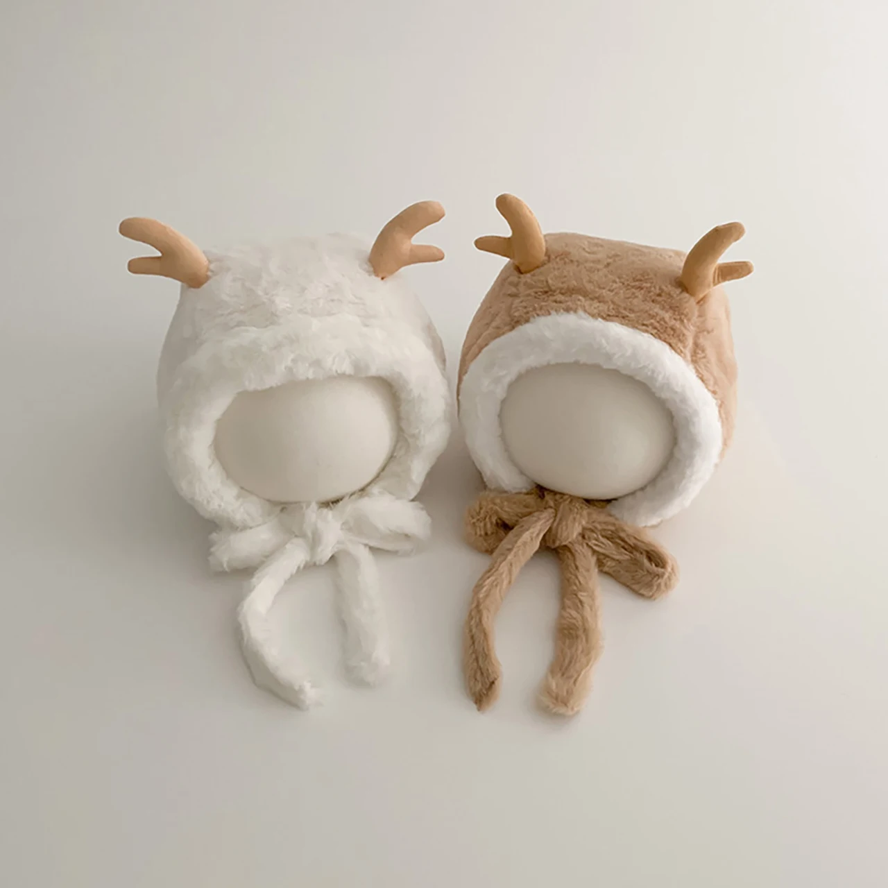 

Детская плюшевая шапка для защиты ушей, милые шапочки с галстуком из рога для малышей, детские теплые головные уборы для детей 6–20 месяцев, зимняя детская защитная шапка для ушей