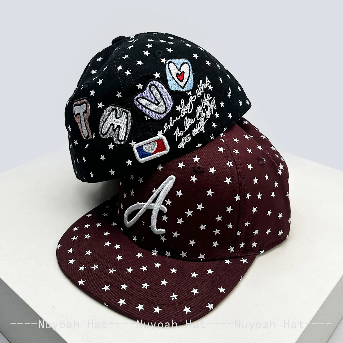 New Men Women Camouflage Star Animal Letters Embroidery Baseball Hats Sunshade Flat Eave Versatile Niche Peaked Caps Fashion Ins