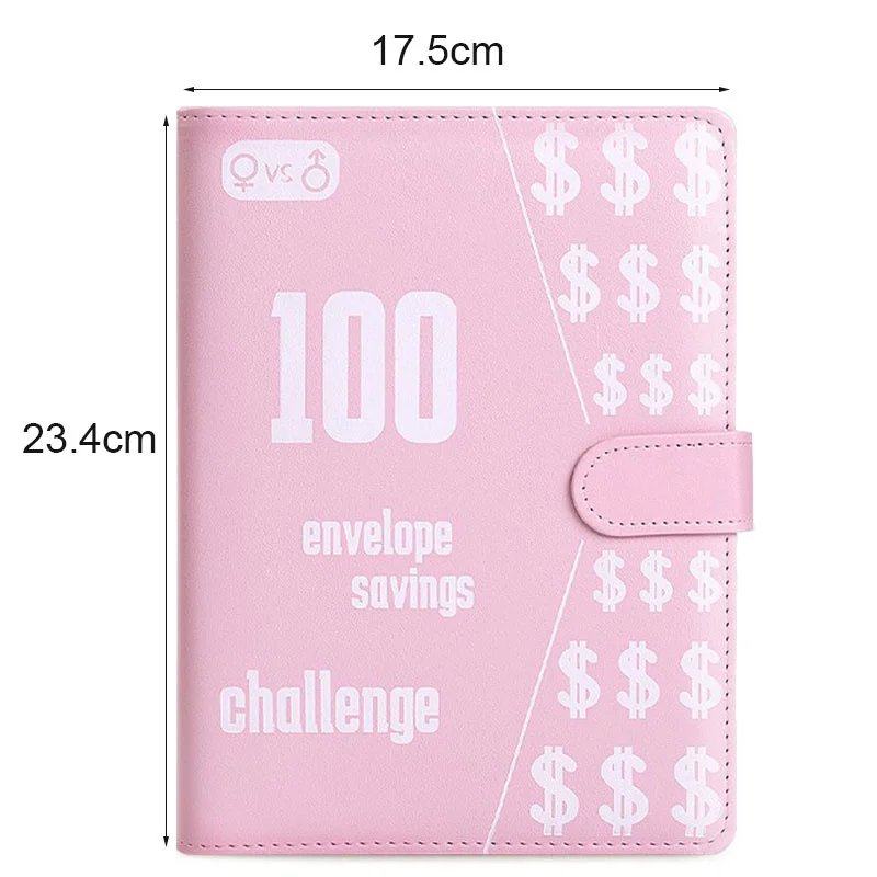 100 Envelope Challenge Flipbook Couples Deposit Savings Envelope Budget Notebook