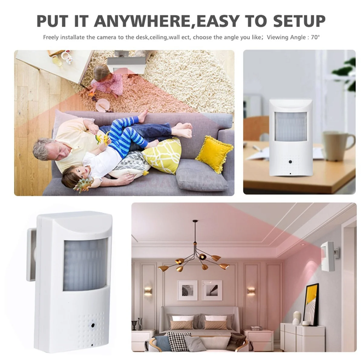 Efficient Tuya Mini Wifi Camera 4MP PIR Style Indoor for Onvif Built-in Audio