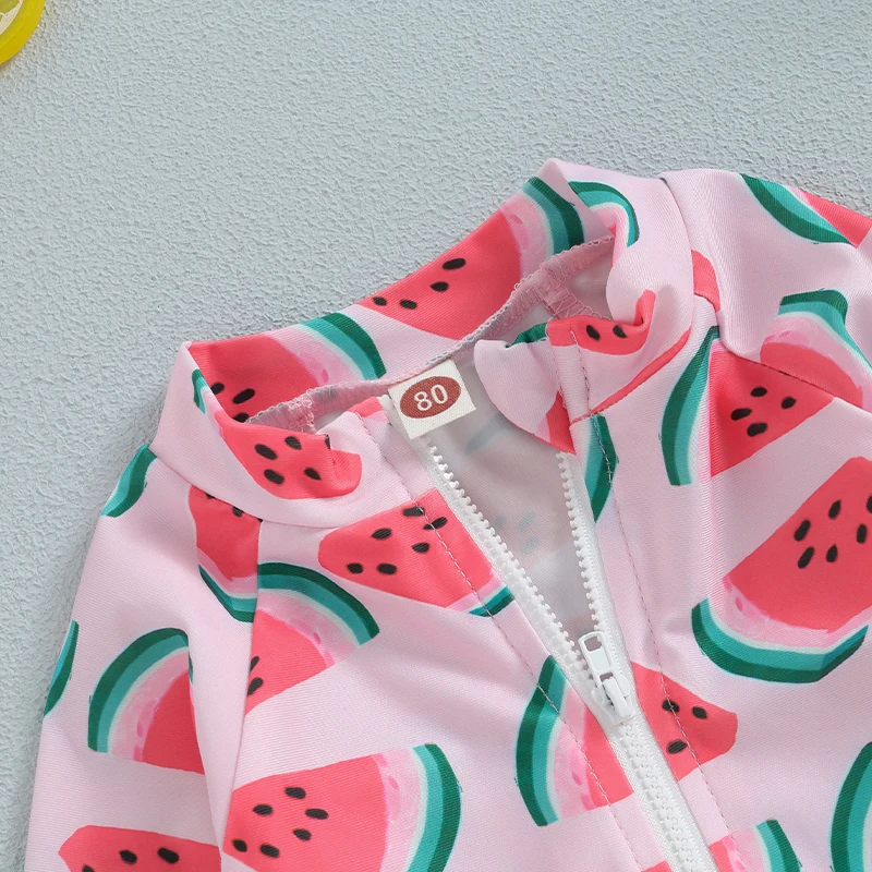 

Милый купальник для маленьких девочек с цветочным принтом и рюшами для летней пляжной одежды и вечеринок у бассейна