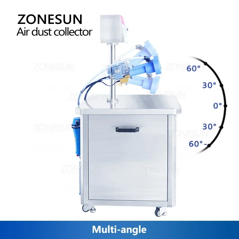 

ZONESUN Negative Ion Dust Collector Anions Cleaning Machine for Bottles Air Washer Purify Packaging Production ZS-NIC1