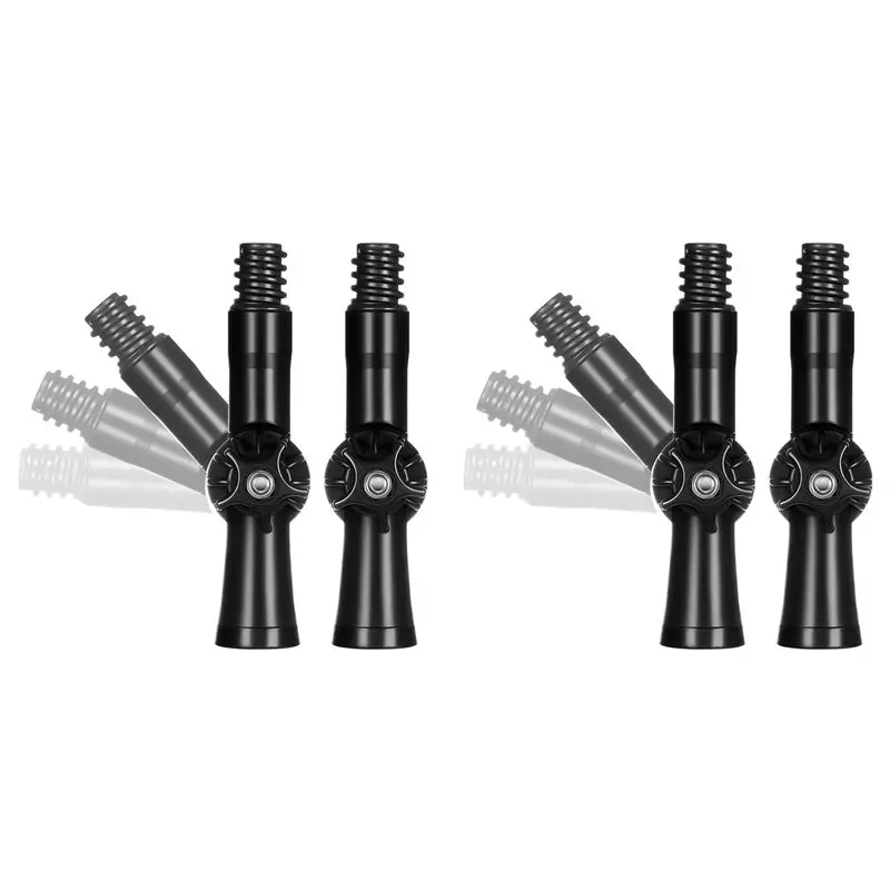 

Easy Use 4Pcs Rotatable Angle Adaptor Extension Pole Attachments For Threaded Extension Pole Paint Pole Adapter Attach To Duster