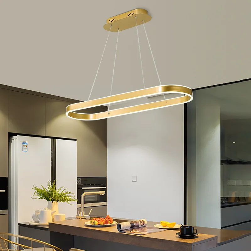 Semplici lampade a sospensione per ristorante a LED Nordic Modern Hotel Kitchen Restaurant lampadari a sospensione Home Indoor Decor Lighting Lamps