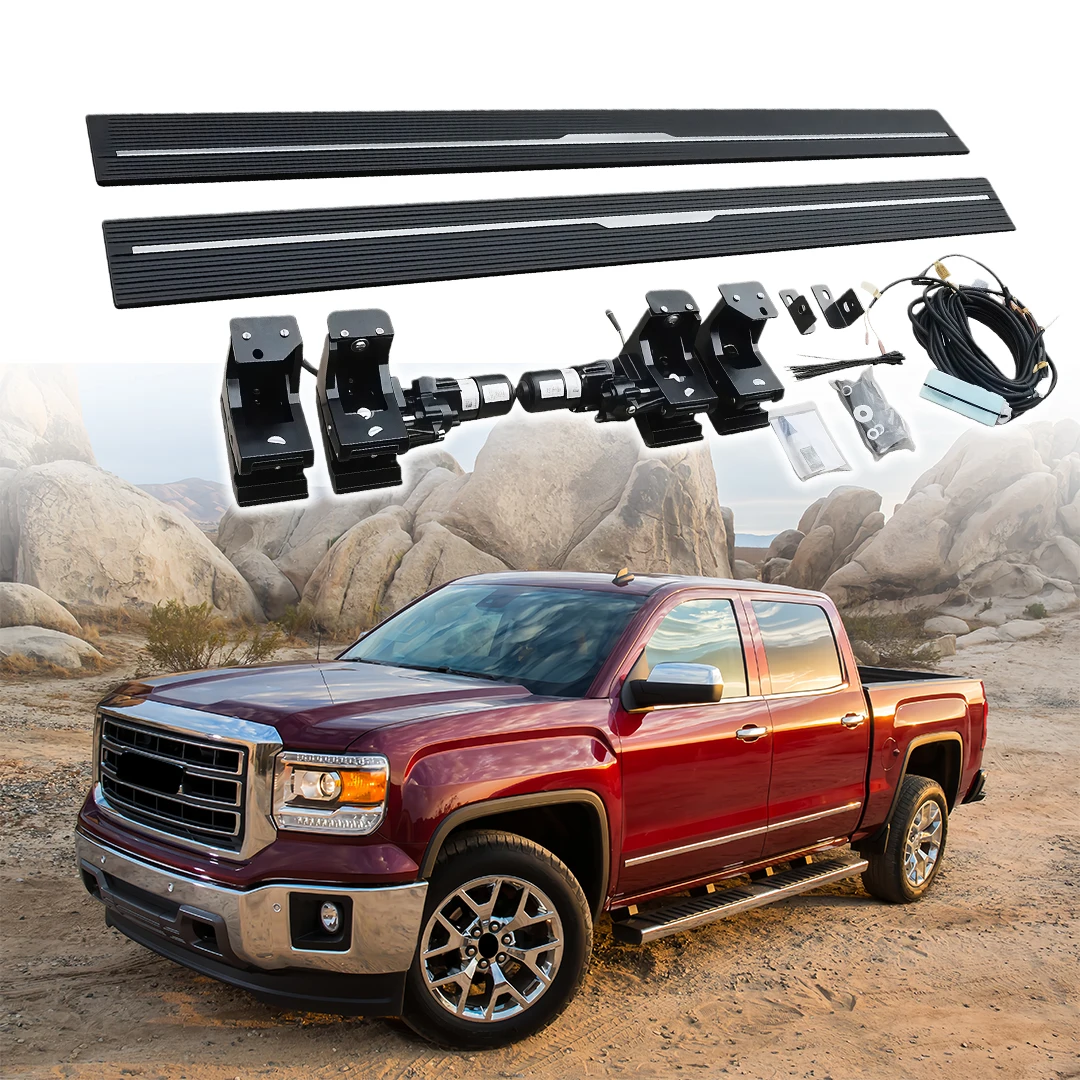 

Deployable Power Side Step Electric Running Boards fits for GMC Sierra 2014-2018 Powerstep Retractable Truck Steps