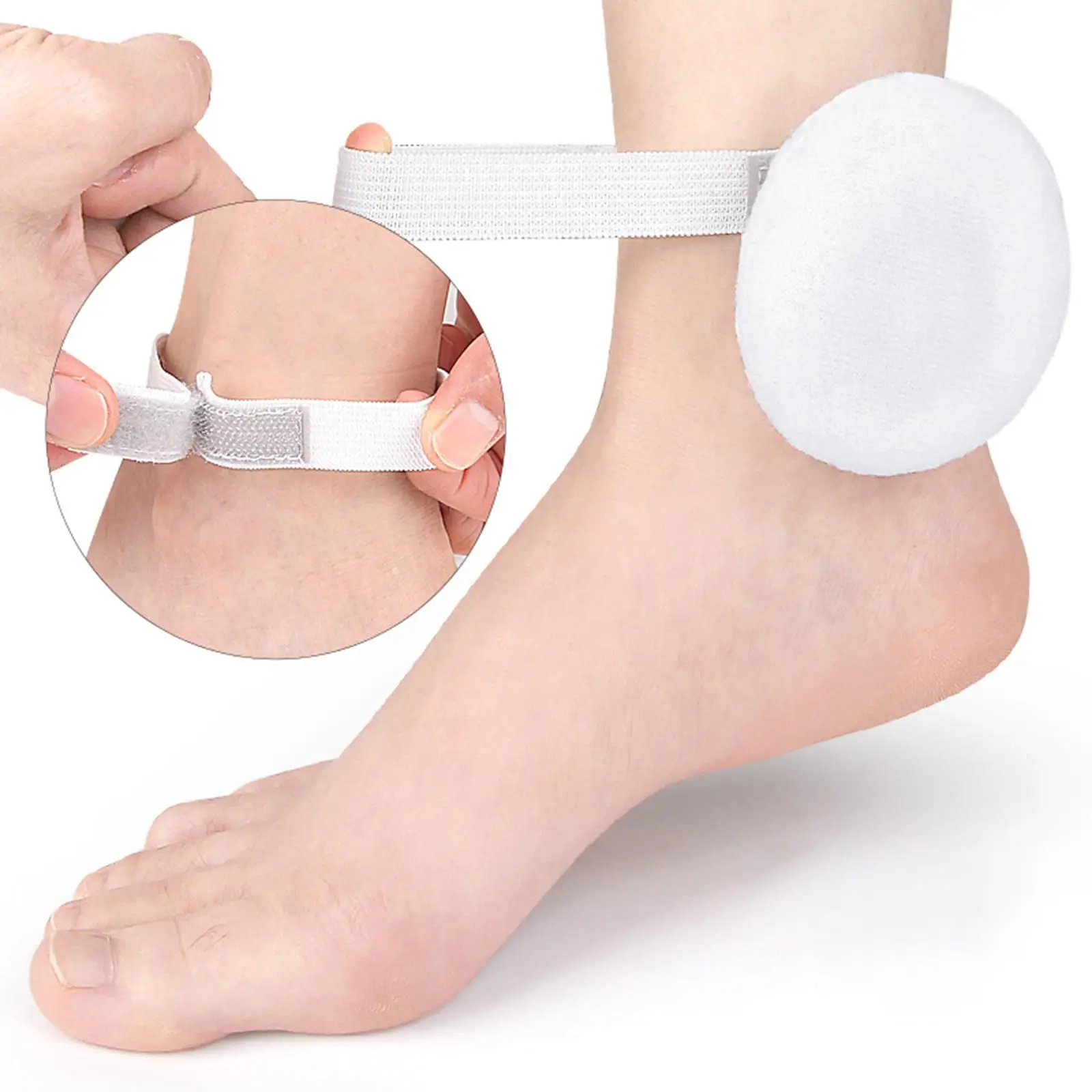 Malleolus Swelling Spots Cushion Boots Ankle Pad Soft Foam Support for Lymphedema Swelling Reduction and Recovery