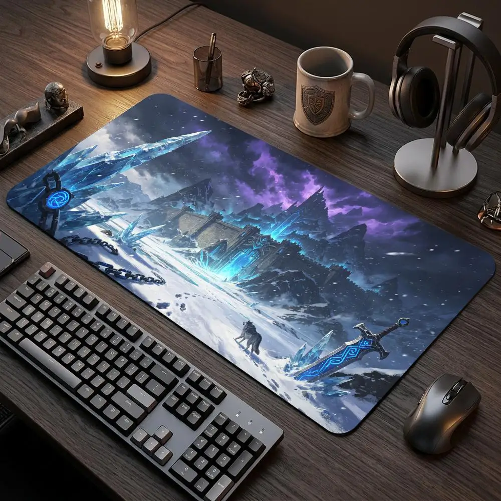 Ice Wasteland TCG Card Battles Commander Gaming Mouse Pad Magic Zones Card Playmat  Tabletop rug Game Mats Duel Deskmat Beginner