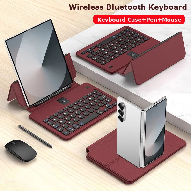 Case For Huawei Mate XTs XTs Ultimate Mate X6 XT  X5 X3 X2 Xs 2  Magnetic Bluetooth  Keyboard Leather Cover with Pen Slot Mouse