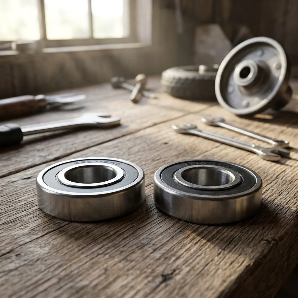 Sealed Ball Bearing 6207RS Bearing For Harsh Conditions Black silver High Performance Ball Bearing Deep Groove Ball Bearing