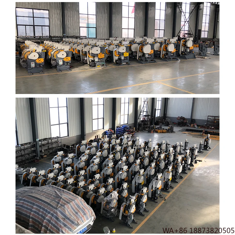 Machine Ironworker Multifunction 60 90 120 Tons Hydraulic Ironworker Combined Punchers and Shears