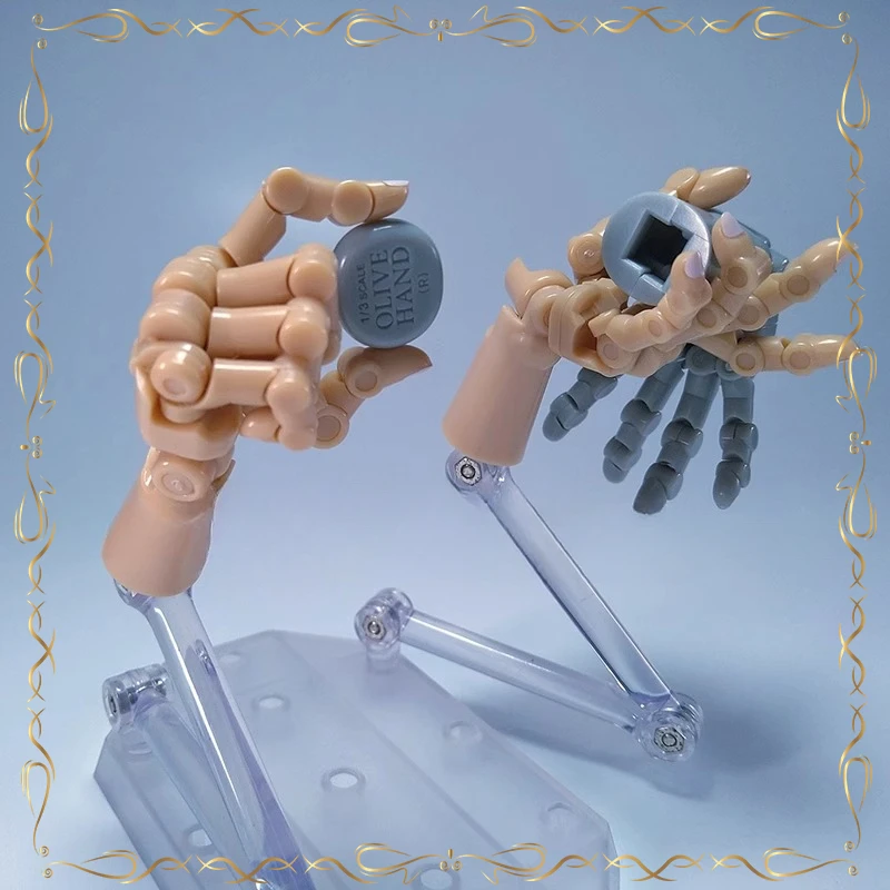 

Gashapon Movable Hand Active Joint Miniaturization Collection Ornament Action Figure Model Toys