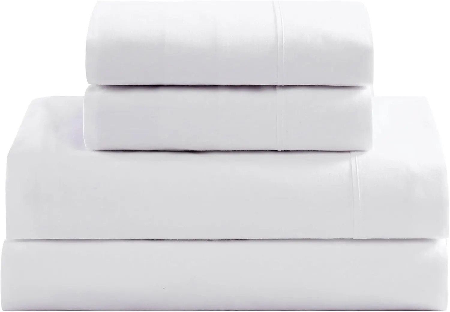 

100% Organic Cotton Twin Sheets Set, 3Pc Twin Bed Sheets, Soft & Comfy Breathable Cotton Percale Sheets for Twin Size Bed