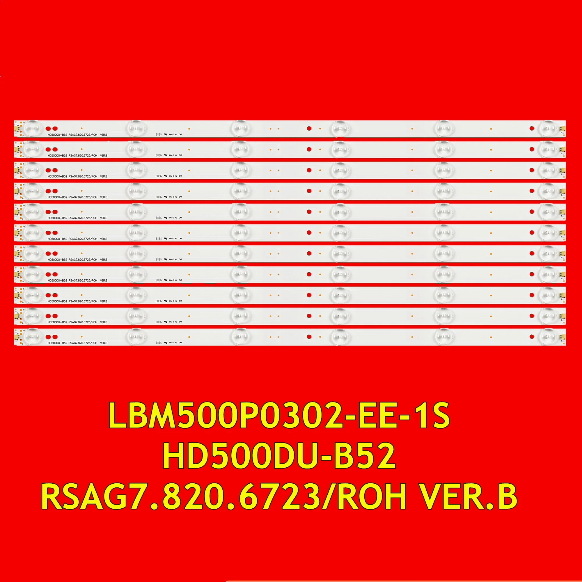 LED Strip for LED50K5100U LED50K300U LED50EC520UA LED50EC590UN LED50K560U4 LED50EU590 LED50EC500U HD500DU-B52 LBM500P0302-EE-1S