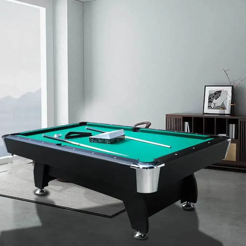 Billiards table standard 7 feet indoor adult black eight automatic return billiard table snooker source factory