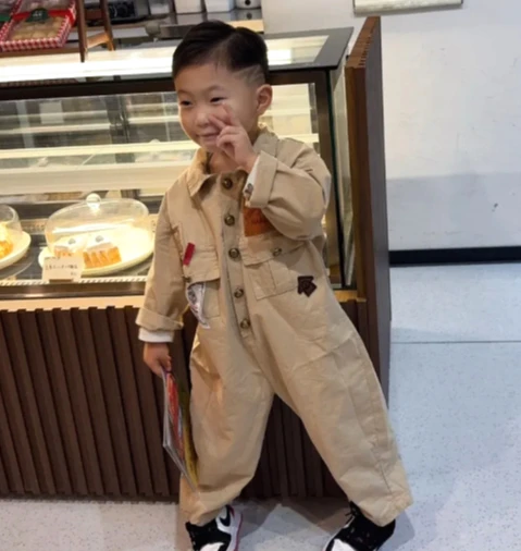 

Boys Jumpsuit 2026 Spring Autumn New Cool Handsome Stylish Korean Style Pants Well Designed Fashion Overalls