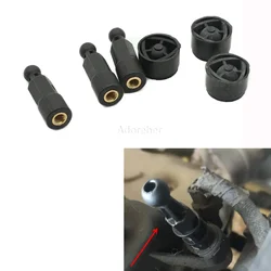 Car Hood Lock Screws Cushion Engine Top Pads Rubber Hood Cover Protective Cover Compatible For Ford Focus 2 Mk2 2005-2011