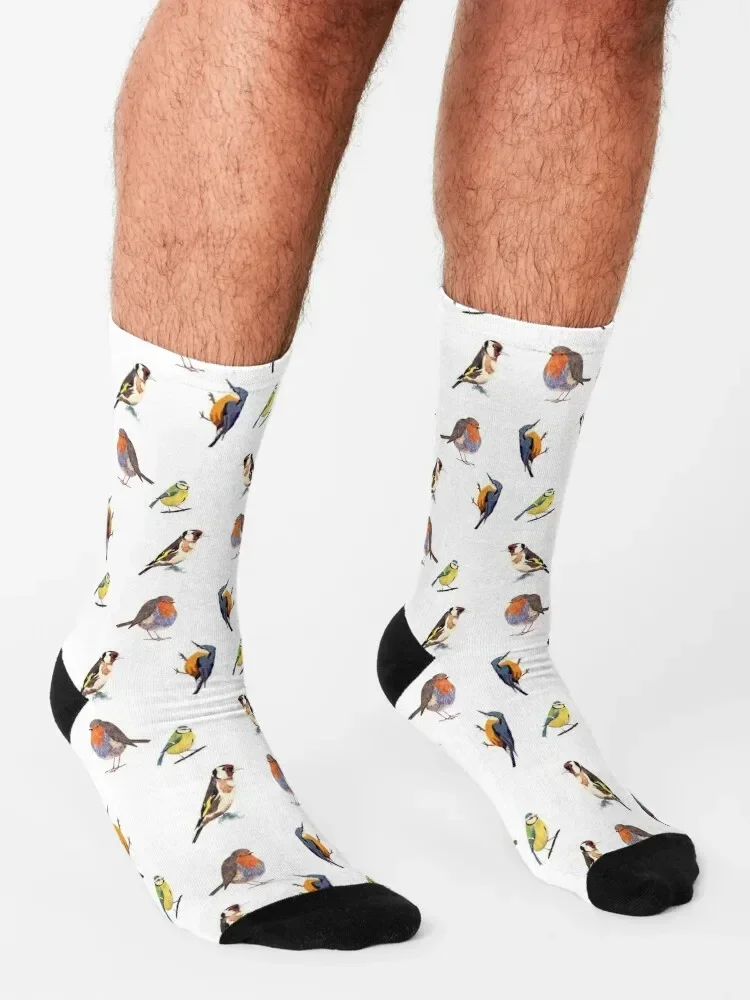 Vögel Socken viele Zehen Sport Neujahr Mädchen Socken Männer