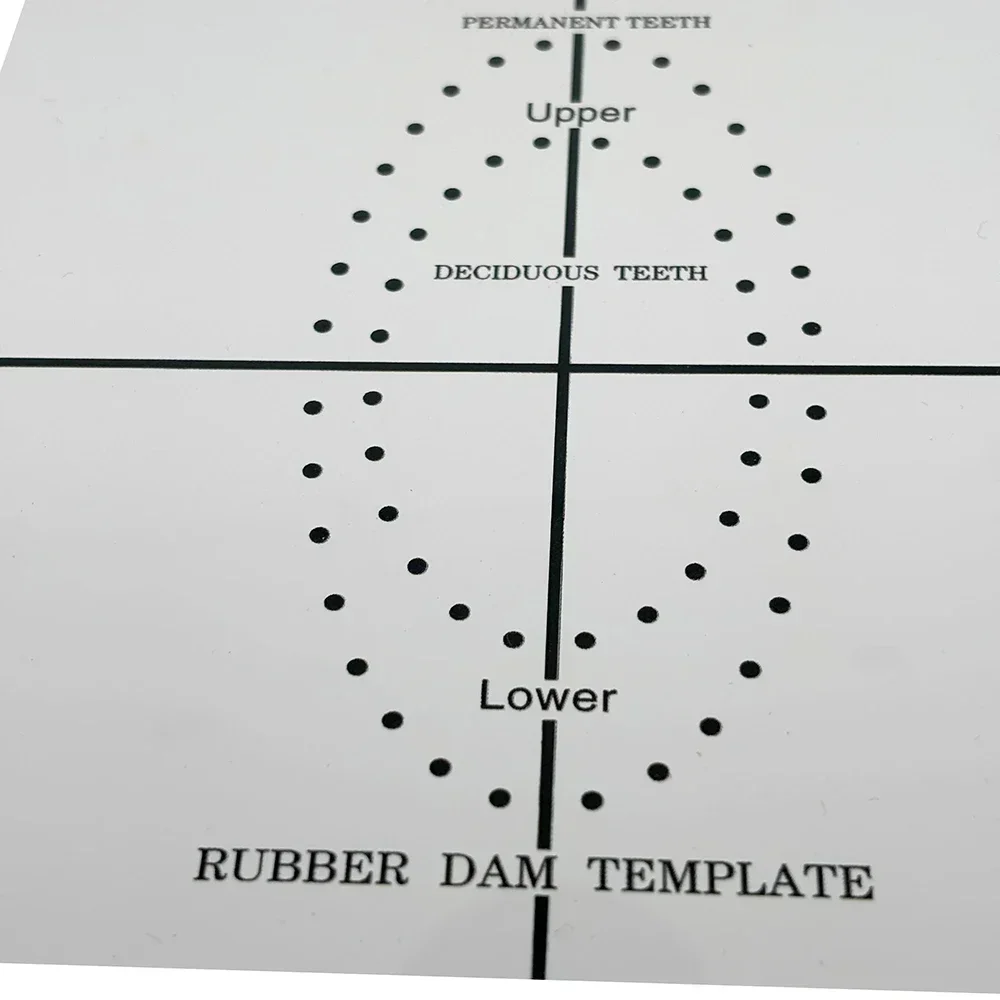 

Dental Rubber Dam Punch Hole Positioning Board Barrier Template Dental Lab Instrument Dentistry Accessory Tools