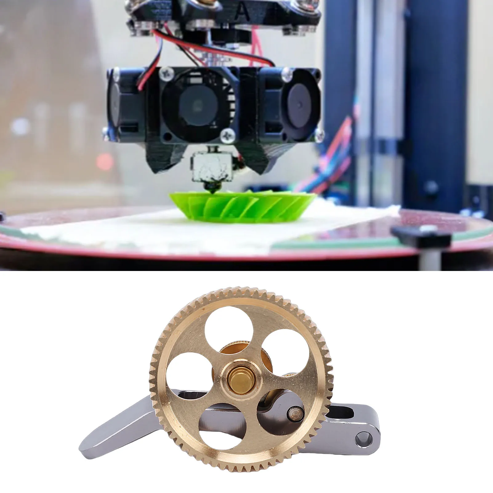 

Комплект шестерен экструдера для Bambu A1, совместимый с 3D-принтером Bambu A1 Mini, цельнометаллический механизм с рукояткой