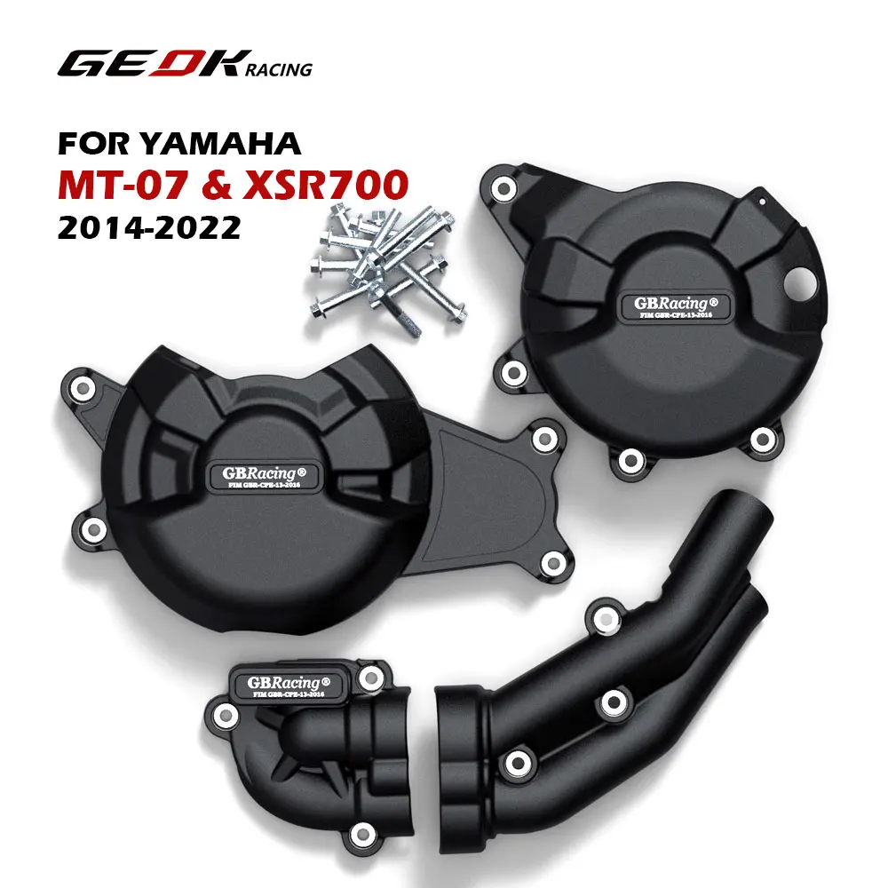 MT07 FZ07 Motorcycle Engine Cover Protection For YAMAHA MT-07 FZ-07 XSR700 2014 2015 2016 2017 2018 2019 2020 2021 2022 2023