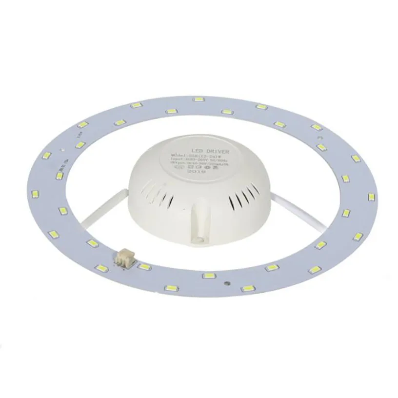 NEW 6W 12W 15W 18W 24W 36W 80W 100W LED PANEL Circle Ring Light 220V SMD 5730 LED Round Ceiling lamp for Dining room