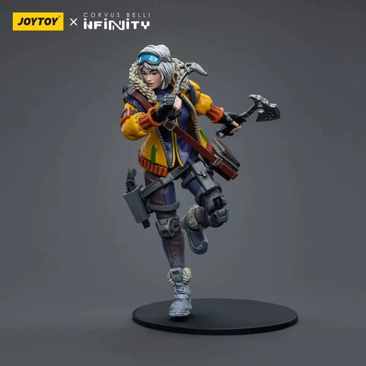 JOYTOY 1/18 Action Figure Infinity Oktavia Grimsdottir Lcebreaker's Harpooner Anime Model