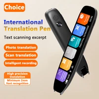 Traductor de voz inteligente, pluma de traducción de escaneo WIFI de 142 idiomas, pluma de traducción de escaneo Ai OID para viajes de negocios en el extranjero