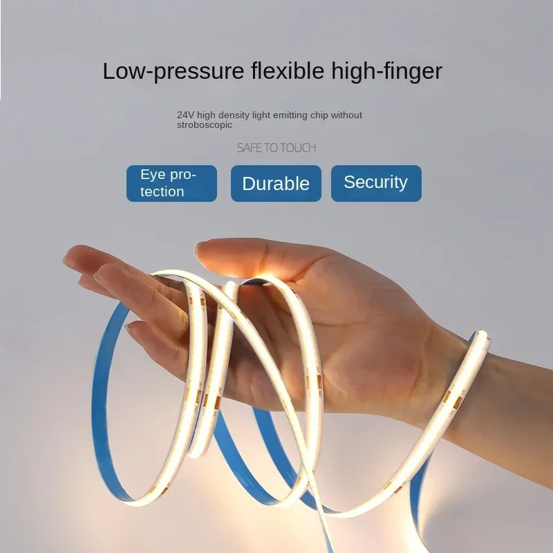 cob light strip Adhesive High-Display Finger-Sensitive LED Line Light with COB Technology led lights for room