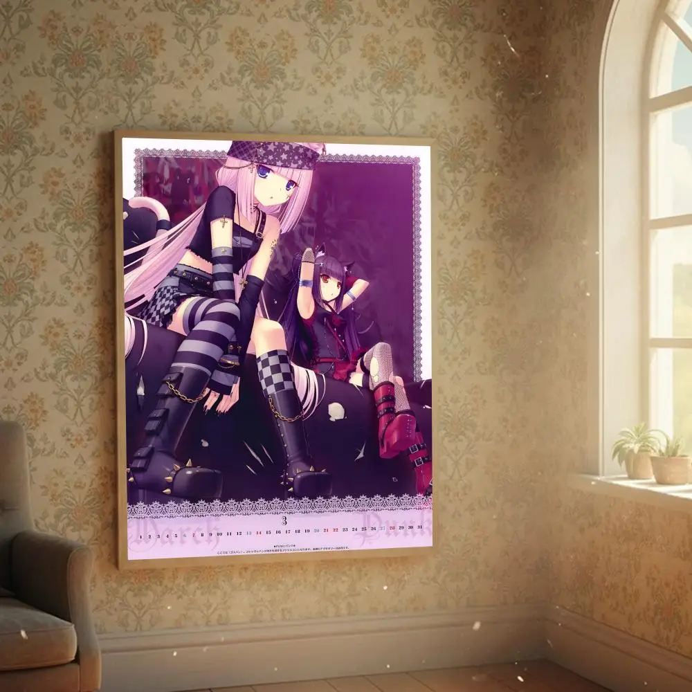 Poster Home selbstklebender, wasserfester Wandaufkleber, ästhetische Dekoration für Wohnzimmer, Schlafzimmer und Bar A-Nekopara – Detail 20