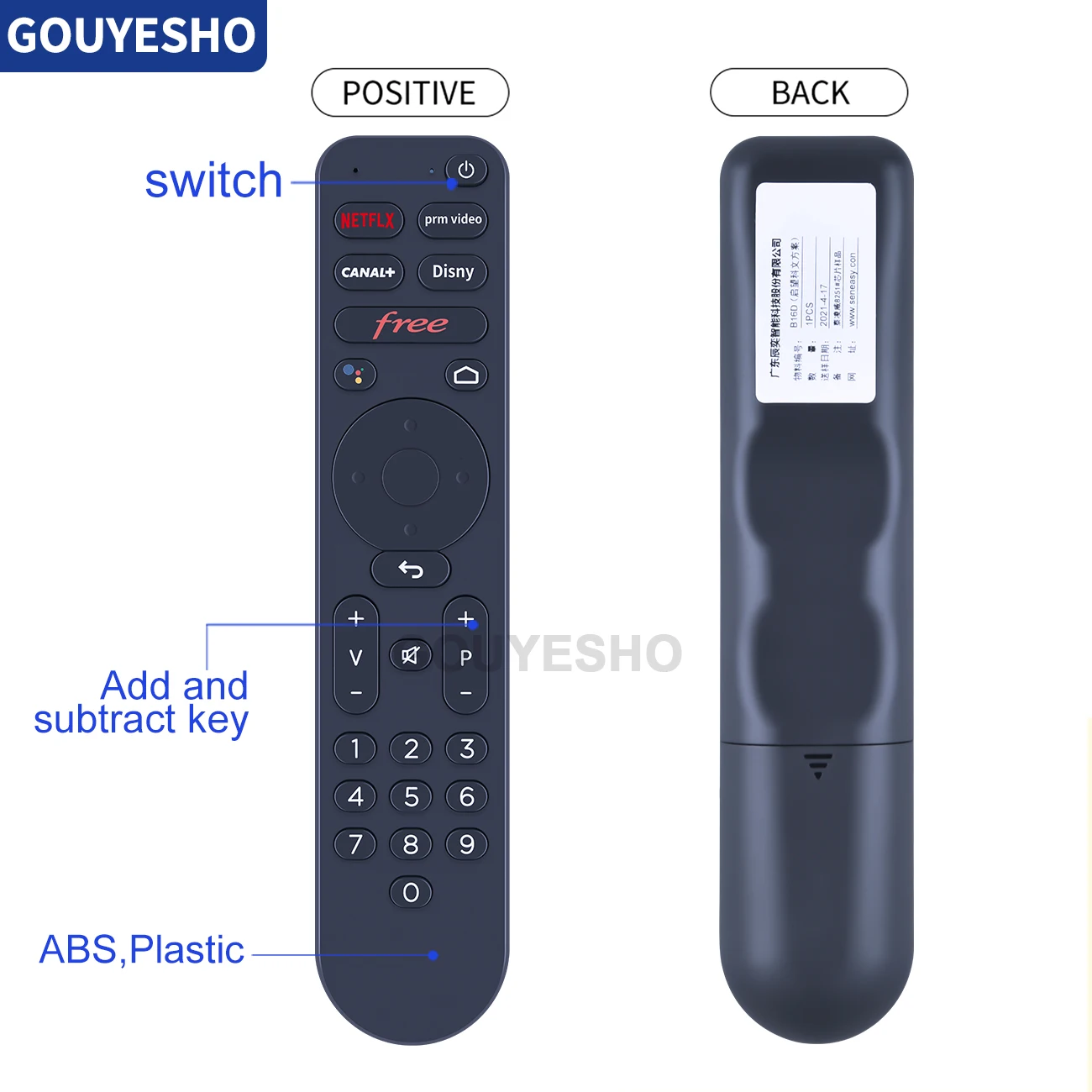 New Voice Remote Control for Freebox Pop TV box