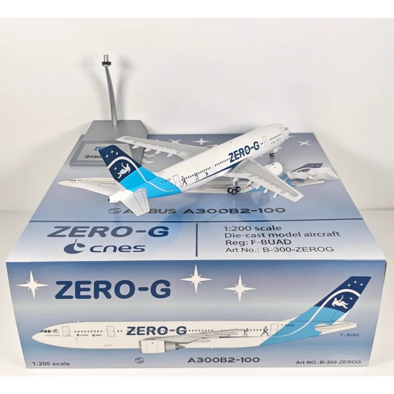 B-نموذج 1/200 مقياس شركة أبحاث الفضاء الفرنسية A300B2-100 F-BUAD نموذج طائرة مصنوع من خليط معدني قابل للجمع عنصر ديكور #4