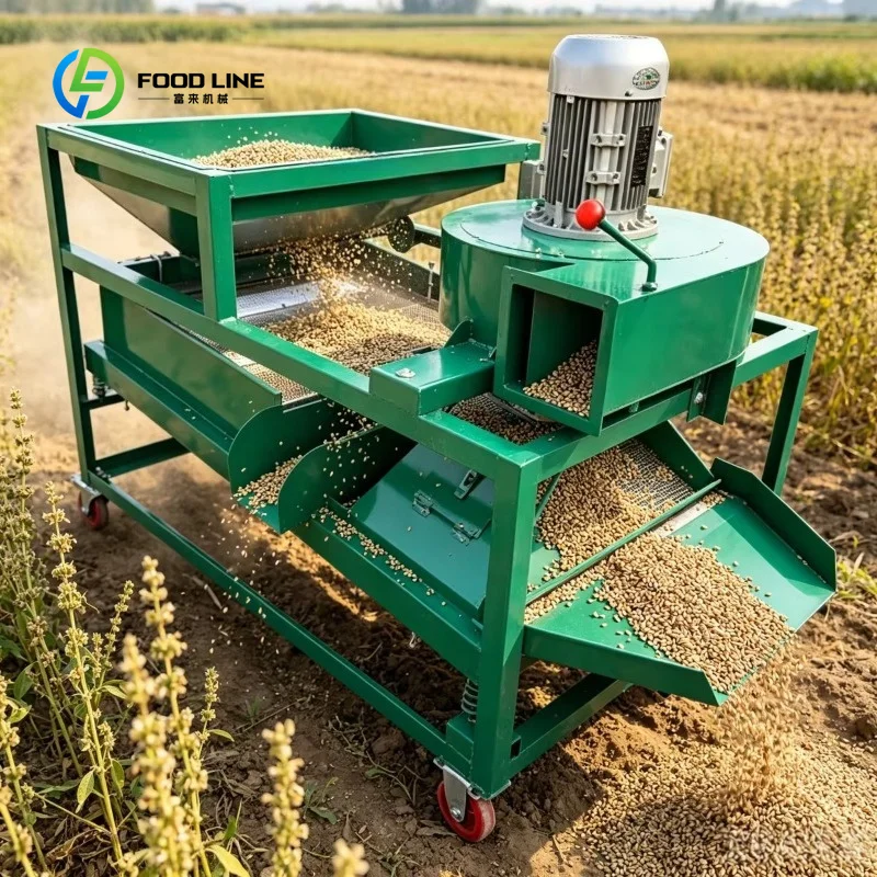 Customized Small Grain Sieve Sorter Vibrating Cleaning Screen for Quinoa Millet Amaranth Seed