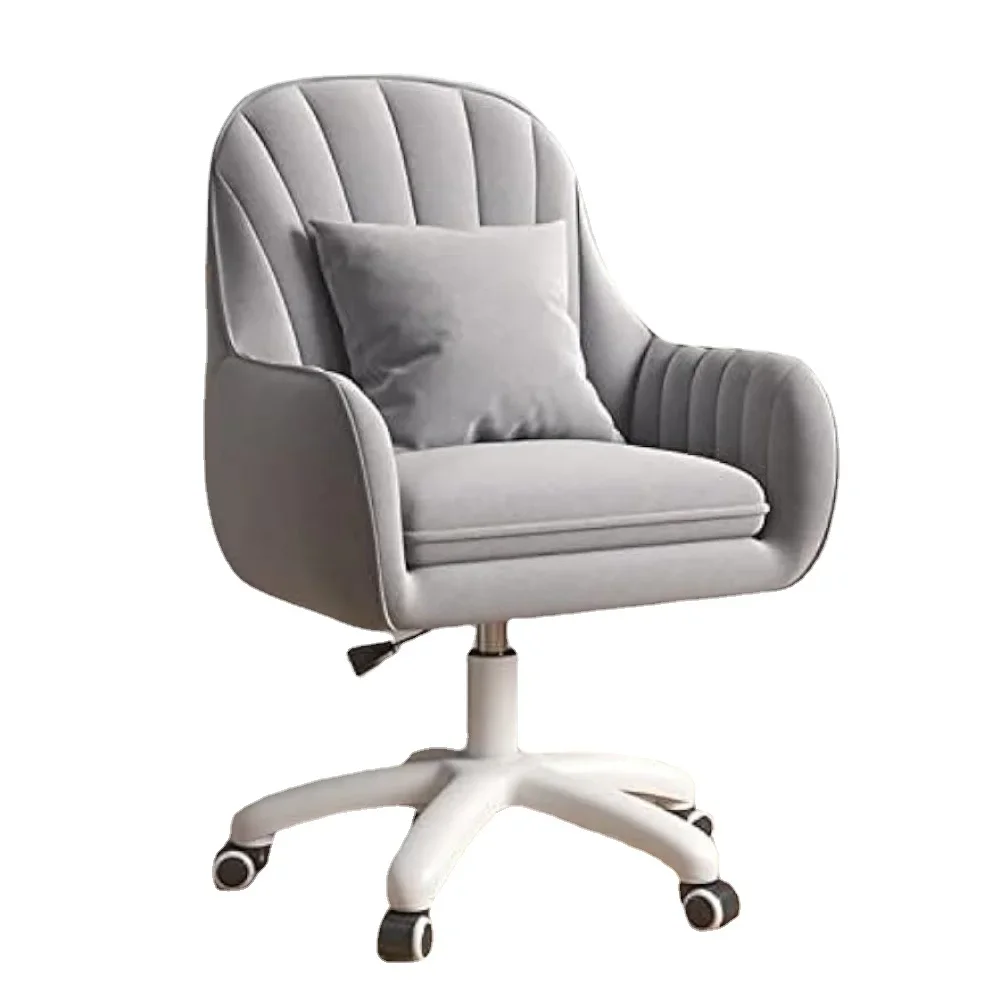 Cute Office Chair Home Computer Chairs Adjustable Task Chairs Makeup Chair 362° Swivel Computer Chair Mid Back