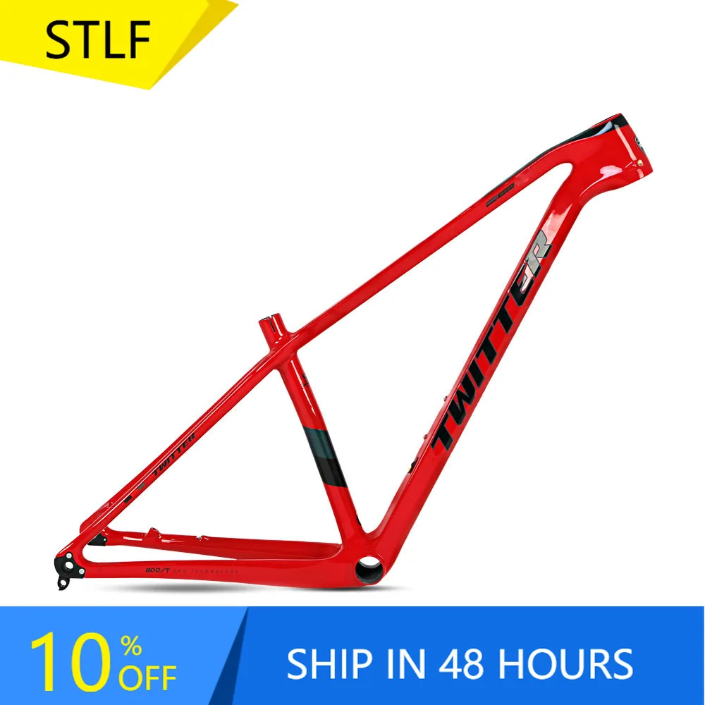 

STLF 29' Mtb Bike Cycle Bicycle Frame WARRIORpro Mountains Bike Carbon Frame T900 Mix Light Mountainbike Frame OEM Customize log