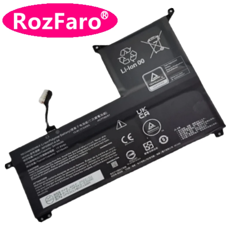 Rozfaro-bateria do Portátil Np50bat454 687-npsks-53g00 para Toshiba Np70 Jiangxin X17 At22 Jiangxin X15 Xs22 Xs2023 Hasee T8-da7np i7