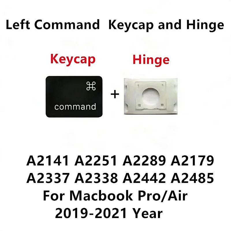 

New Keycaps Keys with Hinge For Macbook Pro 13" 14" 16" Key Cap A2141 A2251 A2289 A2179 A2337 A2338 A2442 A2485